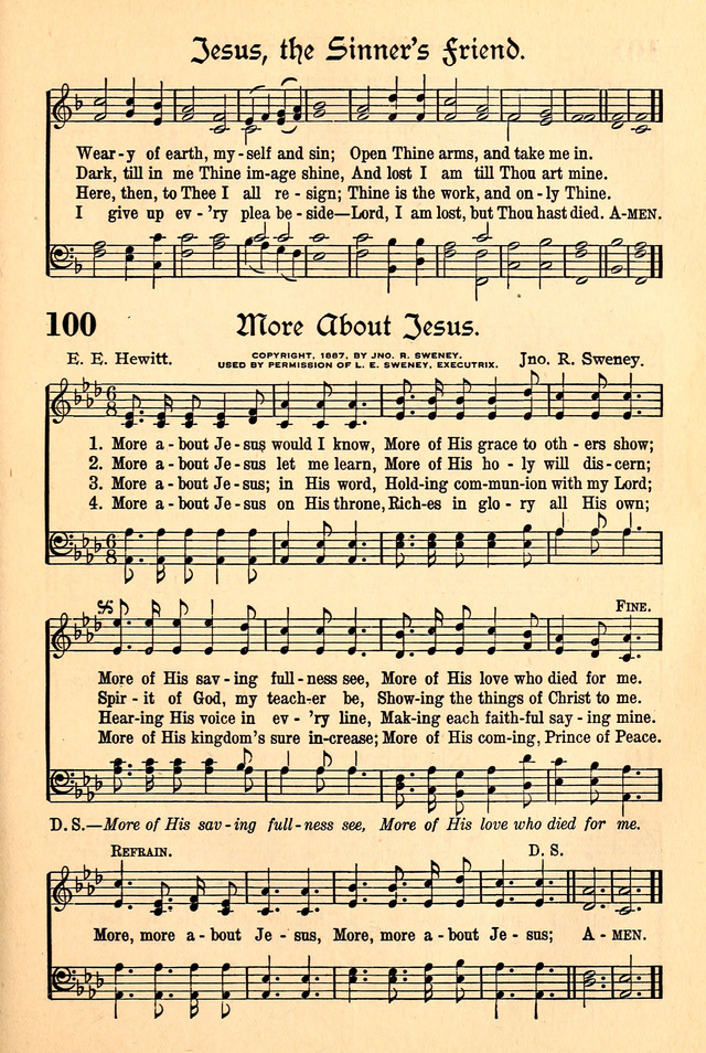 The Popular Hymnal page 67