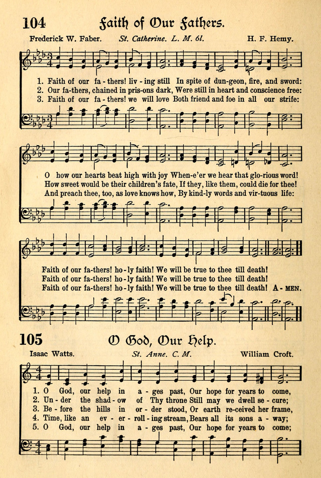The Popular Hymnal page 70