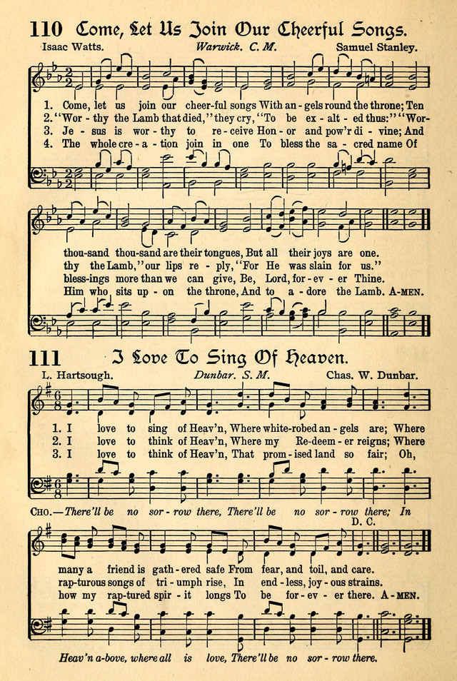 The Popular Hymnal page 74