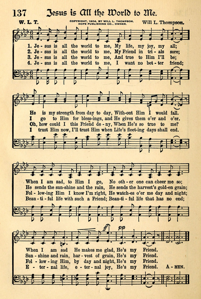 The Popular Hymnal page 94