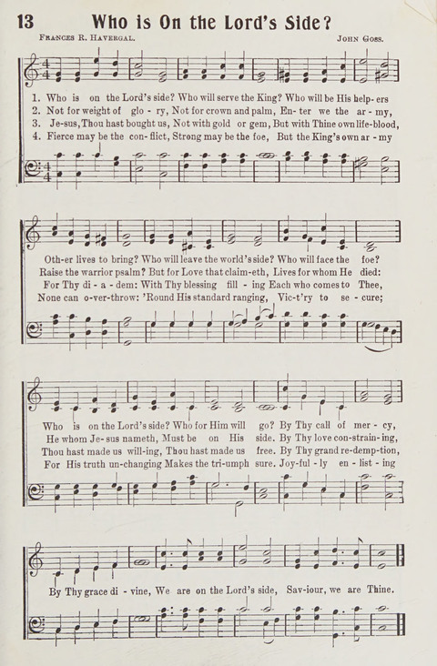 Premier Hymns: Selections for the Church, the Sunday School, young people