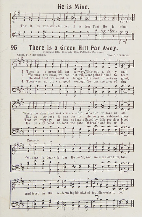 Premier Hymns: Selections for the Church, the Sunday School, young people