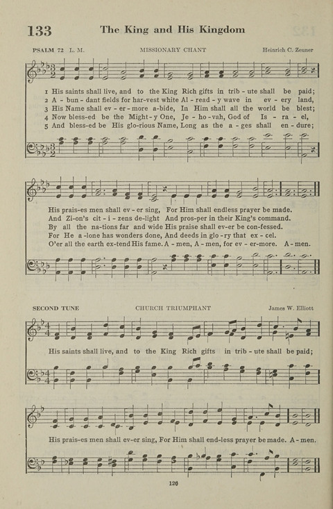 The Psalter Hymnal: The Psalms and Selected Hymns page 126