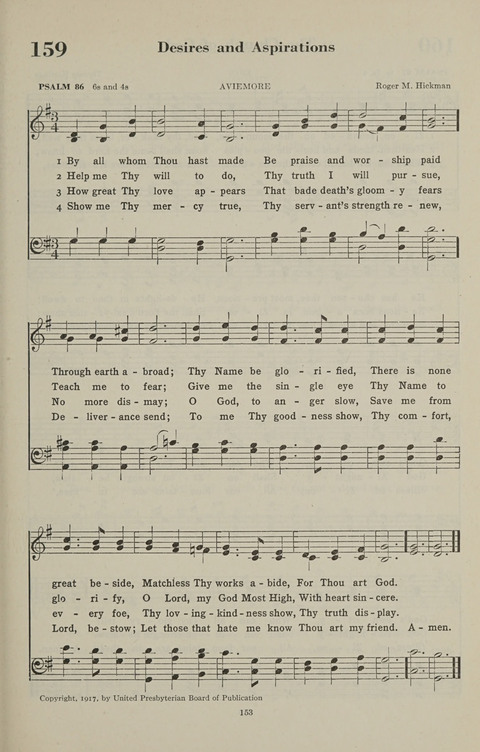 The Psalter Hymnal: The Psalms and Selected Hymns page 153