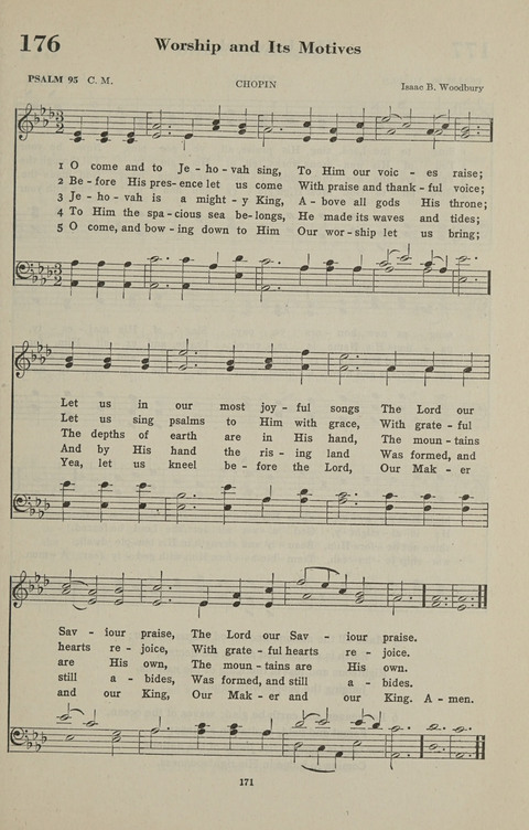 The Psalter Hymnal: The Psalms and Selected Hymns page 171