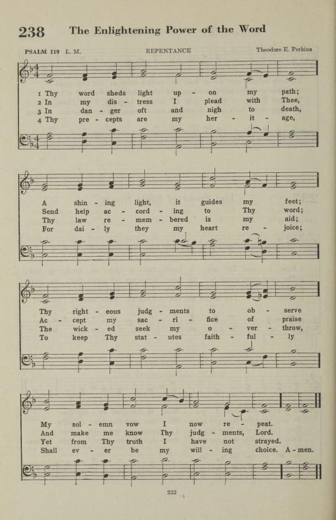 The Psalter Hymnal: The Psalms and Selected Hymns page 222