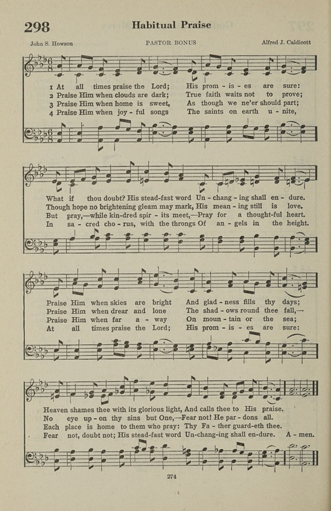 The Psalter Hymnal: The Psalms and Selected Hymns page 274