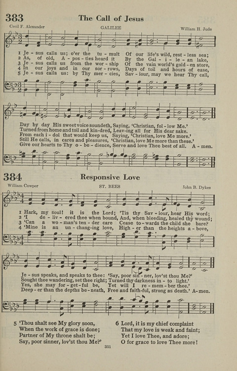 The Psalter Hymnal: The Psalms and Selected Hymns page 351