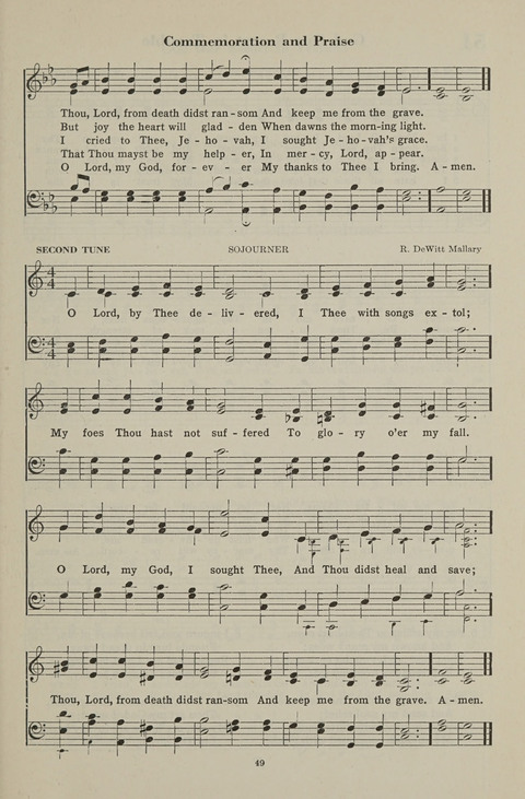 The Psalter Hymnal: The Psalms and Selected Hymns page 49