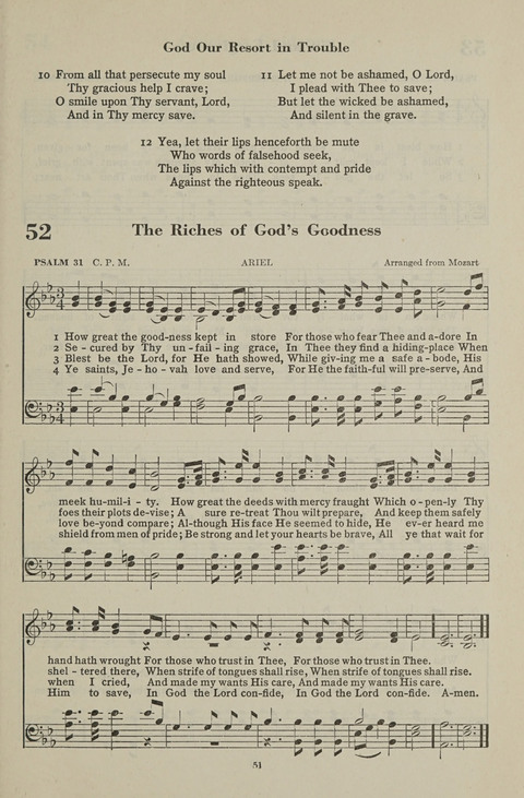 The Psalter Hymnal: The Psalms and Selected Hymns page 51