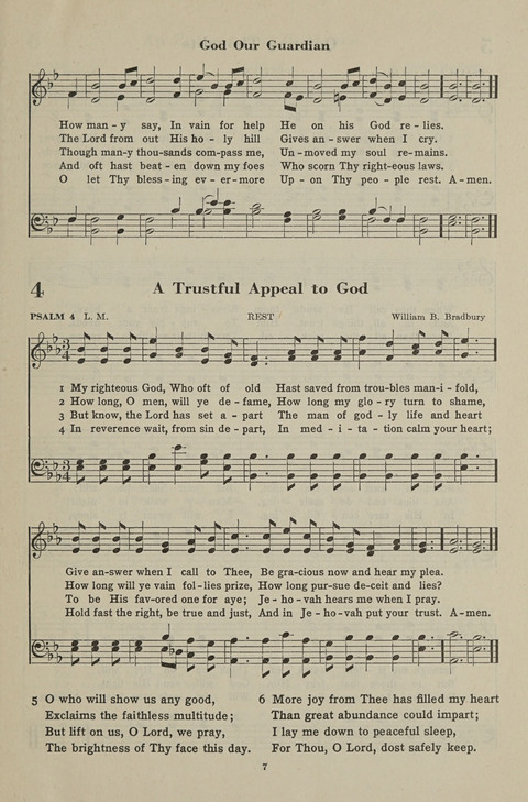 The Psalter Hymnal: The Psalms and Selected Hymns page 7