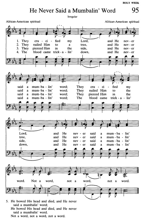 The Presbyterian Hymnal: hymns, psalms, and spiritual songs page 107
