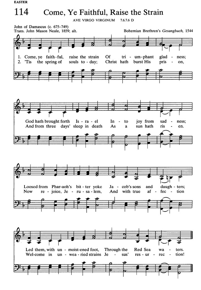 The Presbyterian Hymnal: hymns, psalms, and spiritual songs page 128