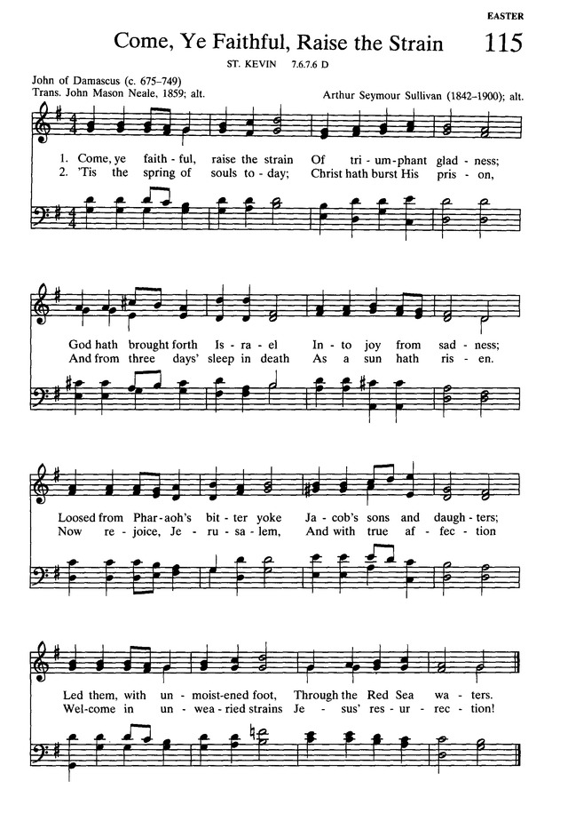 The Presbyterian Hymnal: hymns, psalms, and spiritual songs page 129