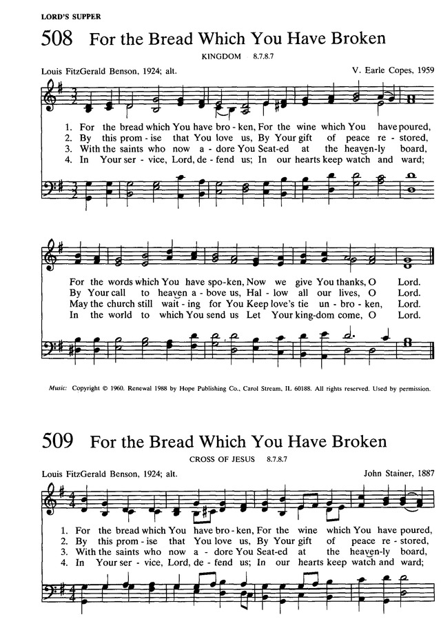 The Presbyterian Hymnal: hymns, psalms, and spiritual songs page 554