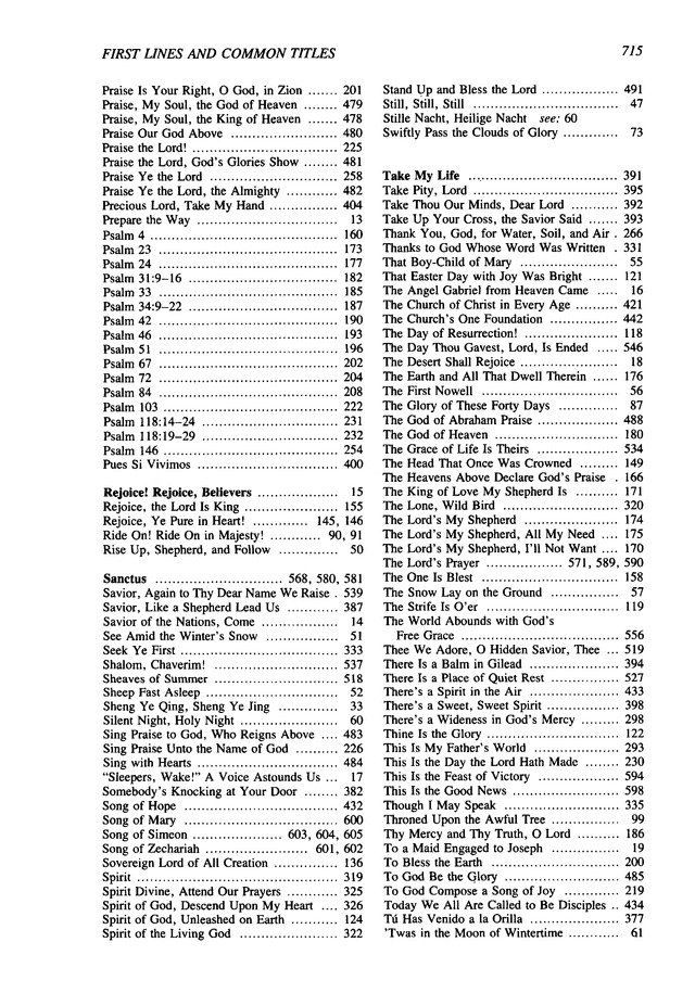 The Presbyterian Hymnal: hymns, psalms, and spiritual songs page 699