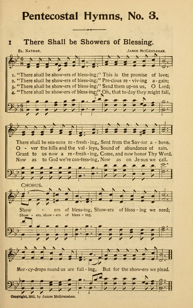 Pentecostal Hymns Nos. 3 and 4 Combined page 1
