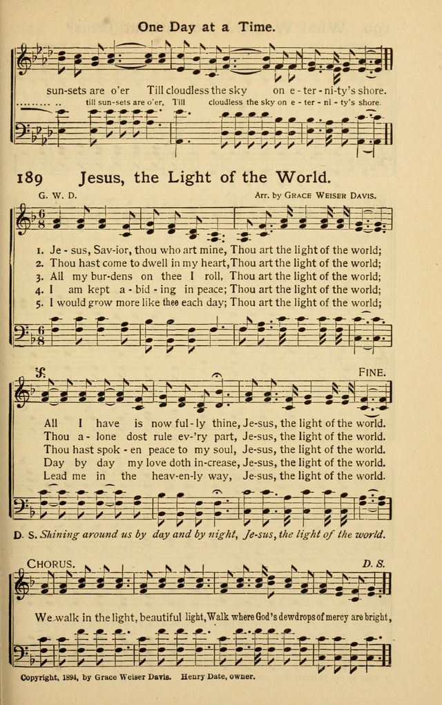 Pentecostal Hymns Nos. 3 and 4 Combined page 189