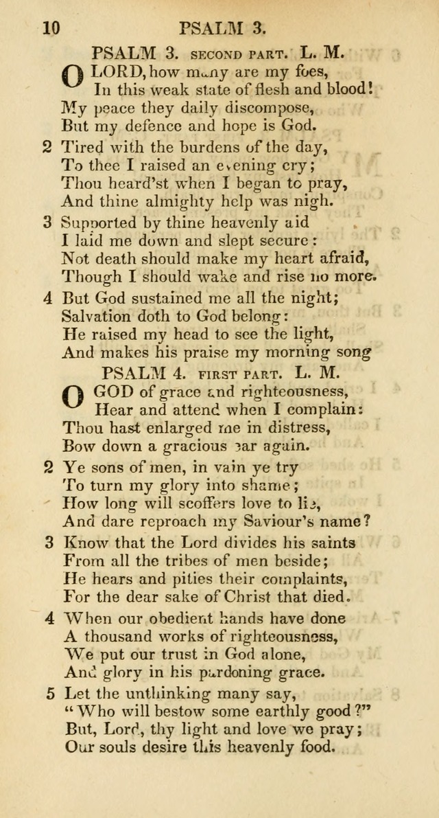 Psalms and Hymns Adapted to Public Worship, and Approved by the General Assembly of the Presbyterian Church in the United States of America page 10