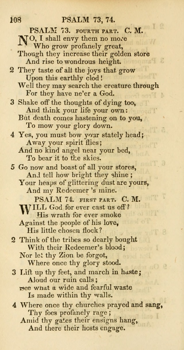 Psalms and Hymns Adapted to Public Worship, and Approved by the General Assembly of the Presbyterian Church in the United States of America page 110