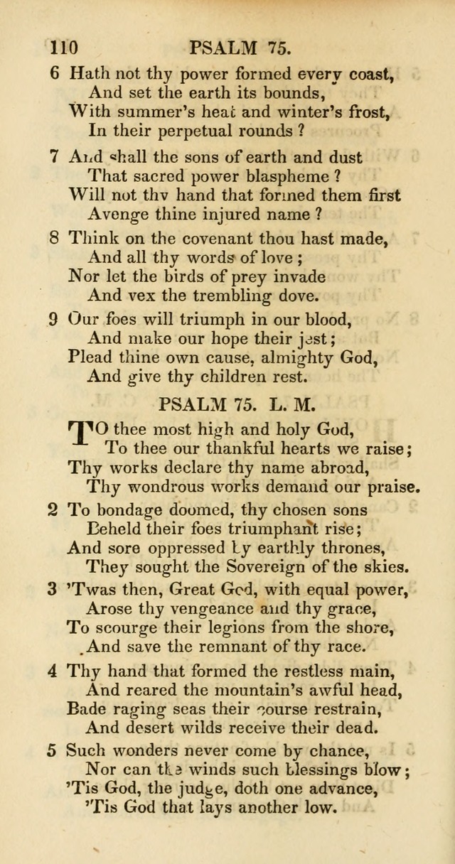 Psalms and Hymns Adapted to Public Worship, and Approved by the General Assembly of the Presbyterian Church in the United States of America page 112