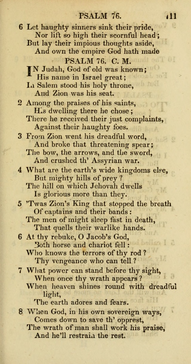 Psalms and Hymns Adapted to Public Worship, and Approved by the General Assembly of the Presbyterian Church in the United States of America page 113