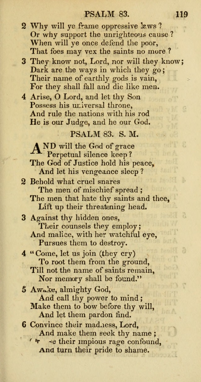 Psalms and Hymns Adapted to Public Worship, and Approved by the General Assembly of the Presbyterian Church in the United States of America page 121
