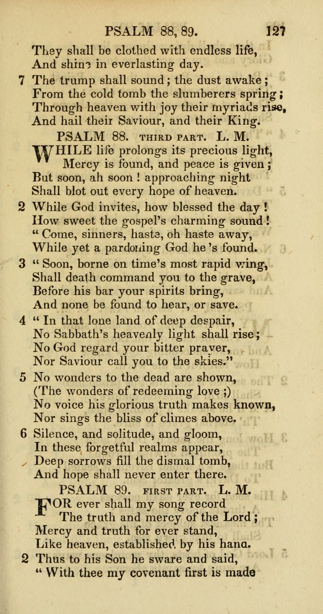Psalms and Hymns Adapted to Public Worship, and Approved by the General Assembly of the Presbyterian Church in the United States of America page 129