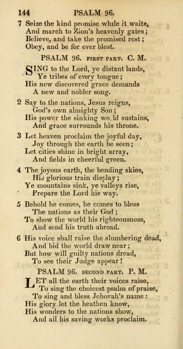 Psalms and Hymns Adapted to Public Worship, and Approved by the General Assembly of the Presbyterian Church in the United States of America page 146