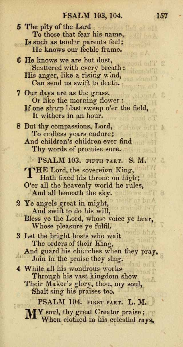 Psalms and Hymns Adapted to Public Worship, and Approved by the General Assembly of the Presbyterian Church in the United States of America page 159