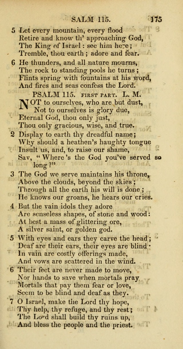 Psalms and Hymns Adapted to Public Worship, and Approved by the General Assembly of the Presbyterian Church in the United States of America page 177