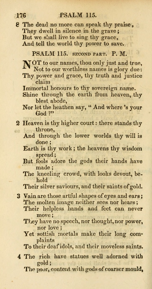 Psalms and Hymns Adapted to Public Worship, and Approved by the General Assembly of the Presbyterian Church in the United States of America page 178