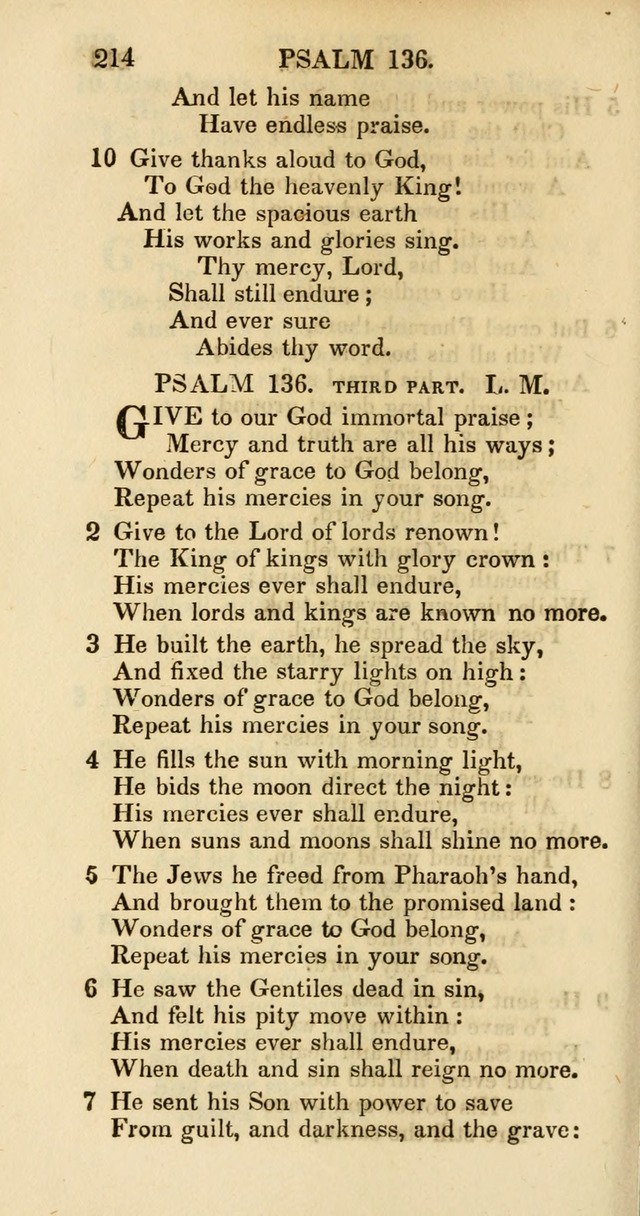 Psalms and Hymns Adapted to Public Worship, and Approved by the General Assembly of the Presbyterian Church in the United States of America page 216