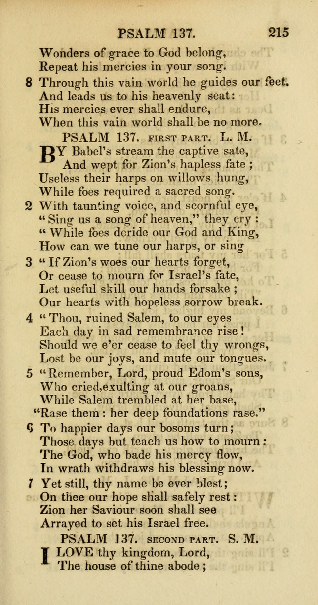Psalms and Hymns Adapted to Public Worship, and Approved by the General Assembly of the Presbyterian Church in the United States of America page 217
