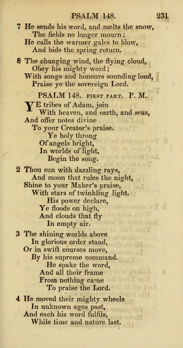Psalms and Hymns Adapted to Public Worship, and Approved by the General Assembly of the Presbyterian Church in the United States of America page 233