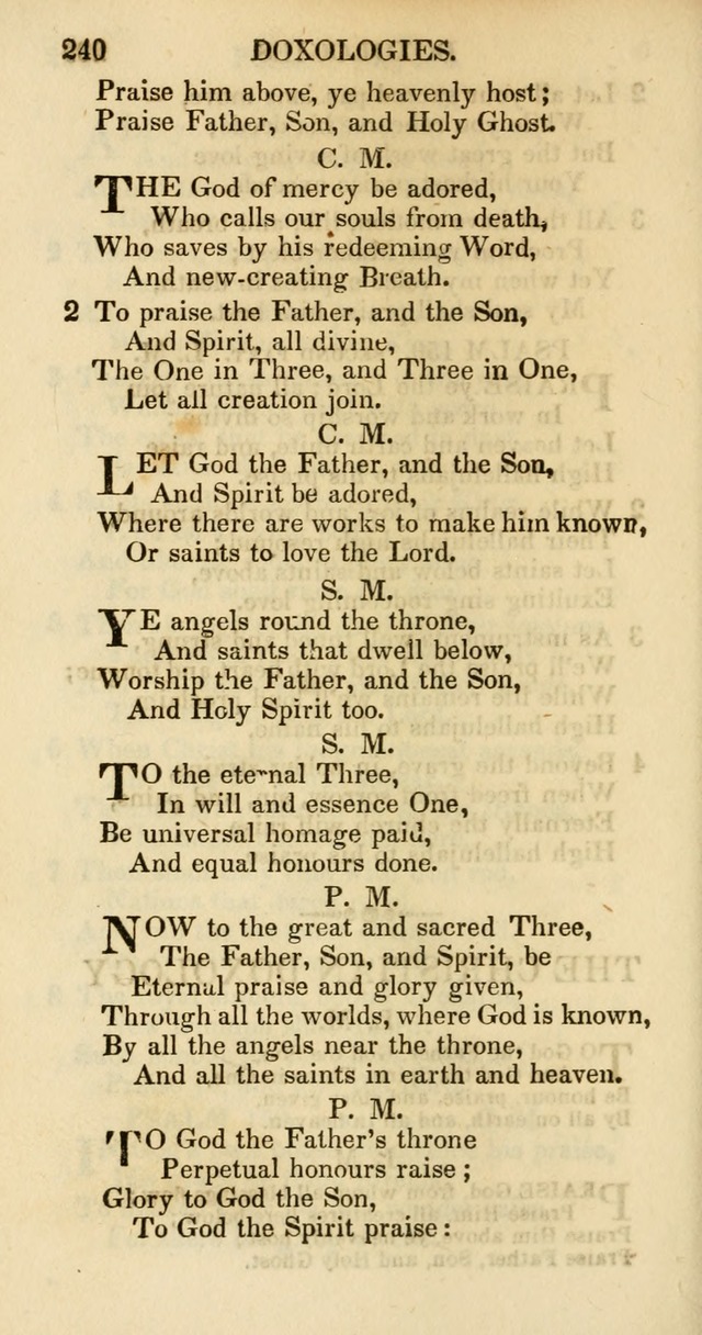 Psalms and Hymns Adapted to Public Worship, and Approved by the General Assembly of the Presbyterian Church in the United States of America page 242