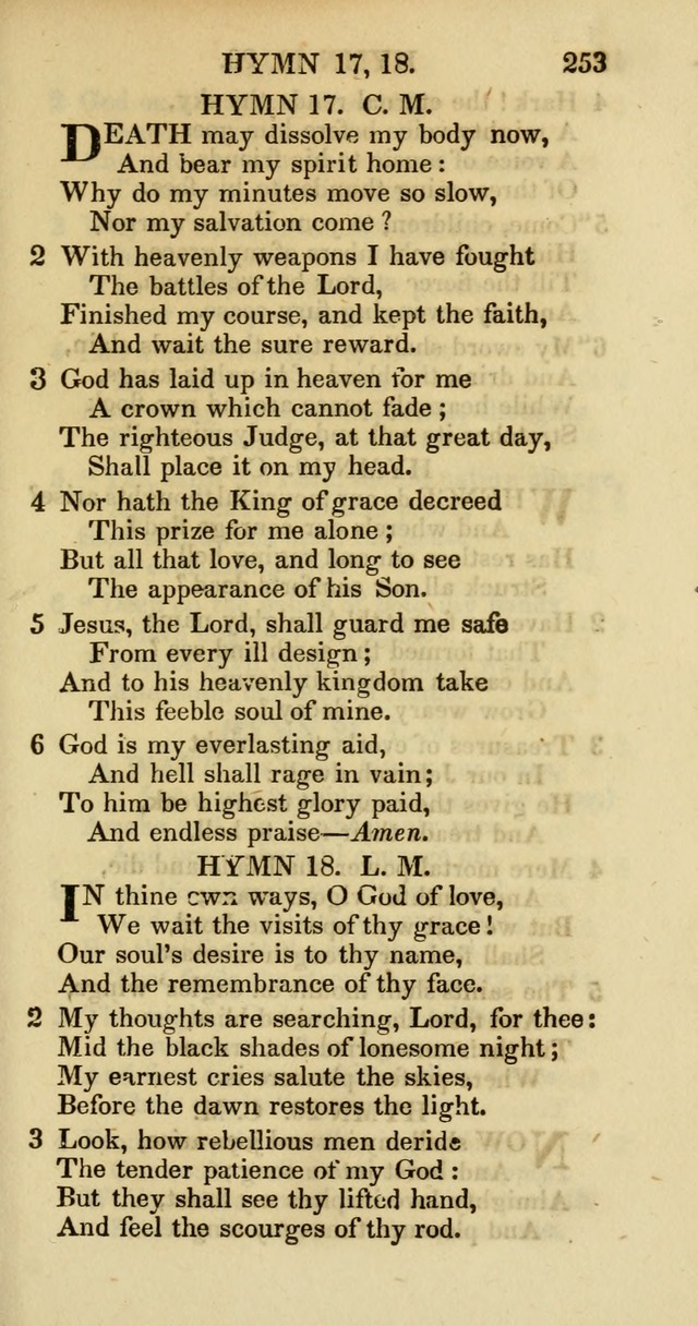 Psalms and Hymns Adapted to Public Worship, and Approved by the General Assembly of the Presbyterian Church in the United States of America page 255