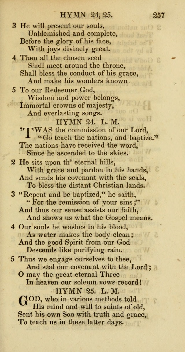 Psalms and Hymns Adapted to Public Worship, and Approved by the General Assembly of the Presbyterian Church in the United States of America page 259