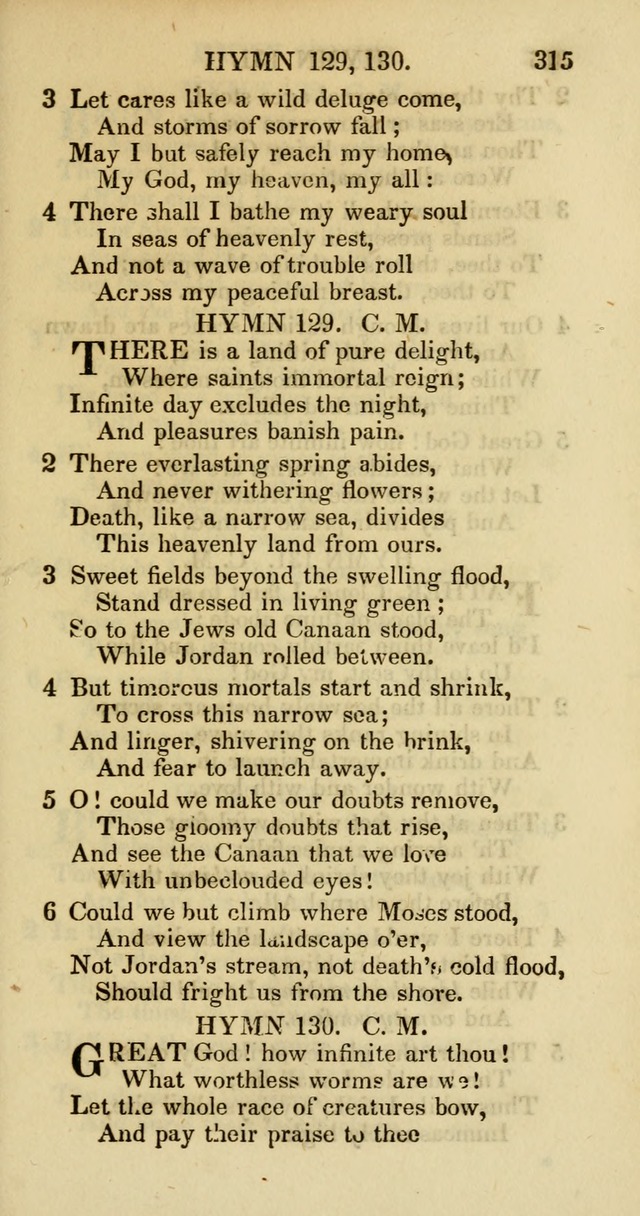 Psalms and Hymns Adapted to Public Worship, and Approved by the General Assembly of the Presbyterian Church in the United States of America page 317