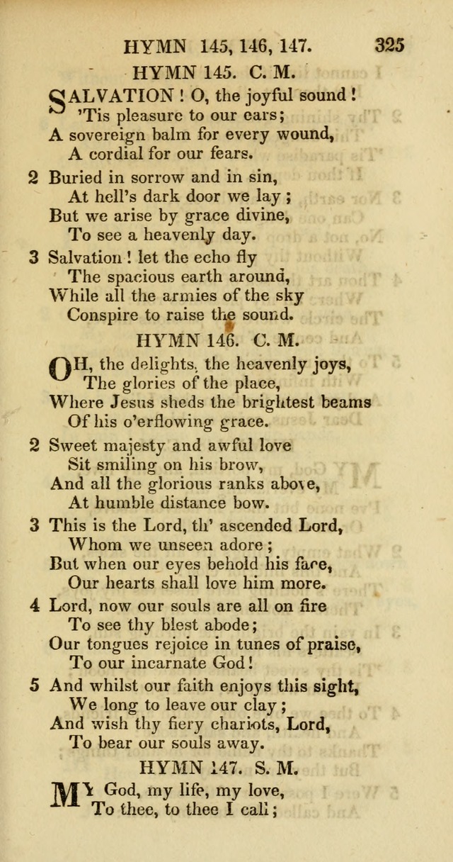 Psalms and Hymns Adapted to Public Worship, and Approved by the General Assembly of the Presbyterian Church in the United States of America page 327