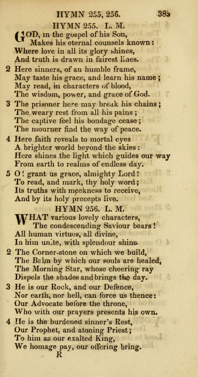 Psalms and Hymns Adapted to Public Worship, and Approved by the General Assembly of the Presbyterian Church in the United States of America page 387