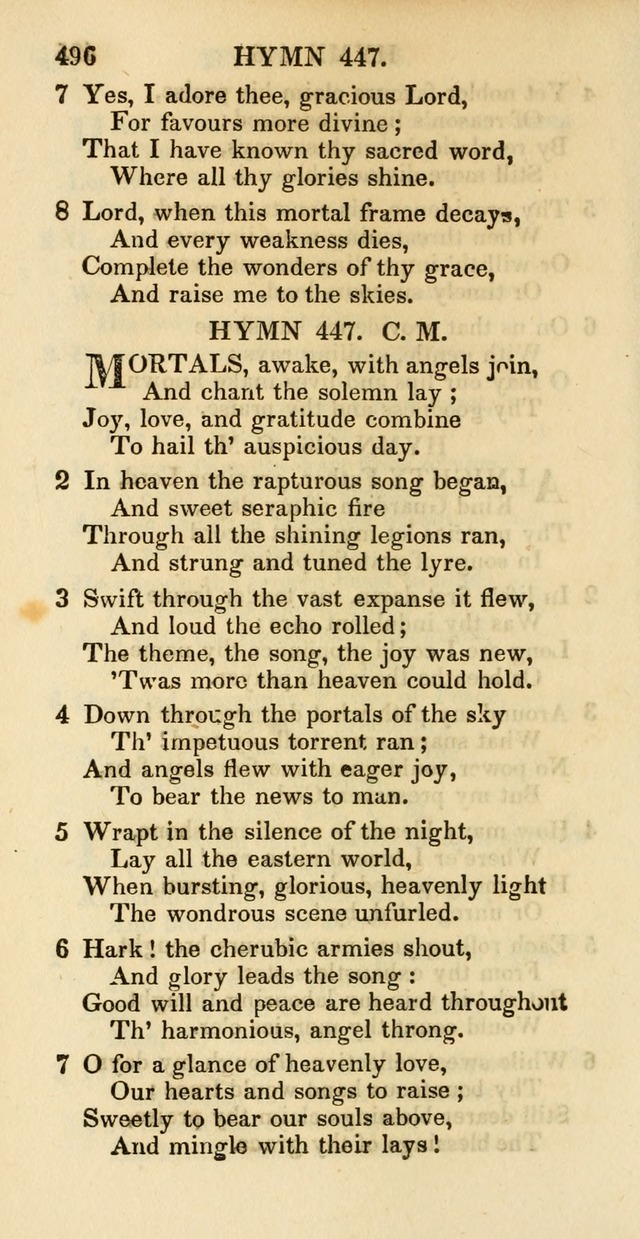 Psalms and Hymns Adapted to Public Worship, and Approved by the General Assembly of the Presbyterian Church in the United States of America page 498