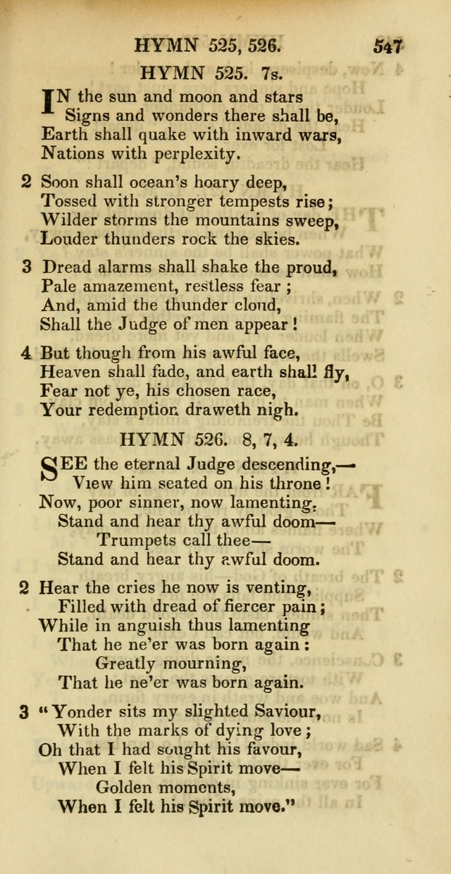 Psalms and Hymns Adapted to Public Worship, and Approved by the General Assembly of the Presbyterian Church in the United States of America page 549