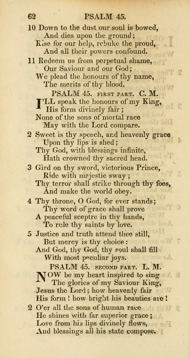 Psalms and Hymns Adapted to Public Worship, and Approved by the General Assembly of the Presbyterian Church in the United States of America page 64