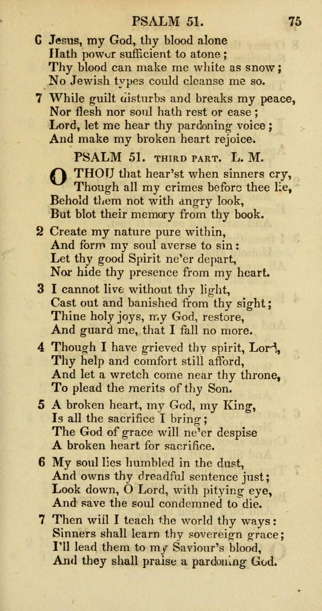 Psalms and Hymns Adapted to Public Worship, and Approved by the General Assembly of the Presbyterian Church in the United States of America page 77