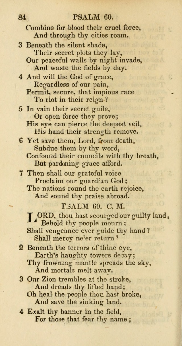 Psalms and Hymns Adapted to Public Worship, and Approved by the General Assembly of the Presbyterian Church in the United States of America page 86
