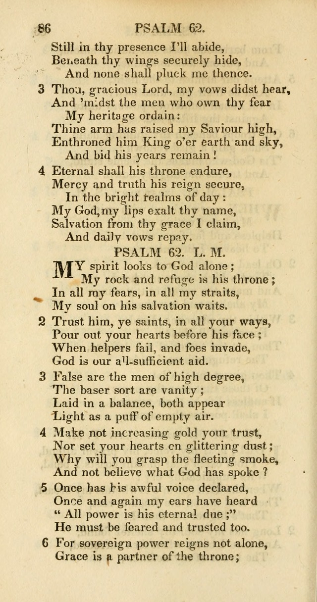 Psalms and Hymns Adapted to Public Worship, and Approved by the General Assembly of the Presbyterian Church in the United States of America page 88