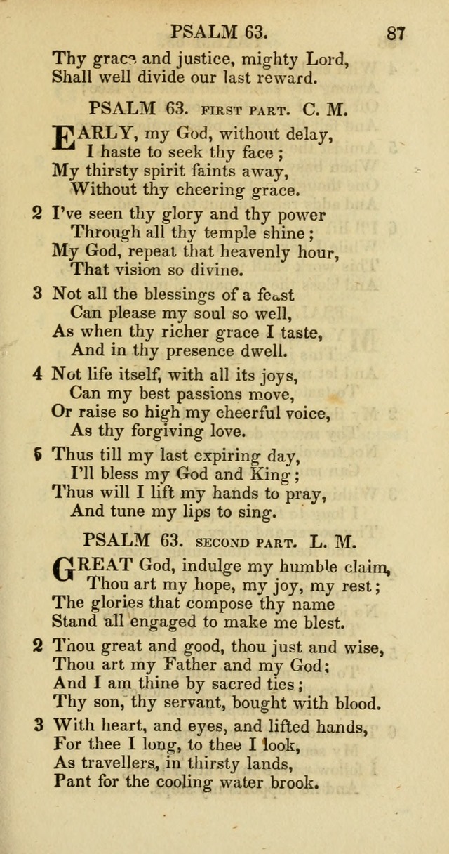 Psalms and Hymns Adapted to Public Worship, and Approved by the General Assembly of the Presbyterian Church in the United States of America page 89