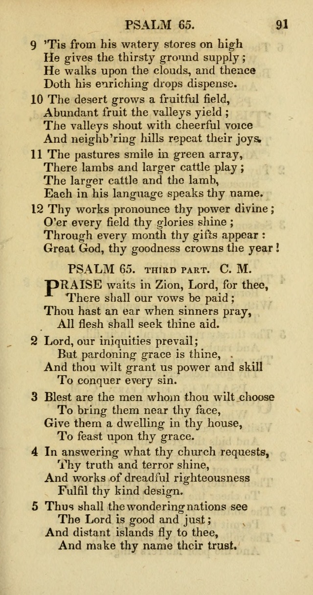 Psalms and Hymns Adapted to Public Worship, and Approved by the General Assembly of the Presbyterian Church in the United States of America page 93