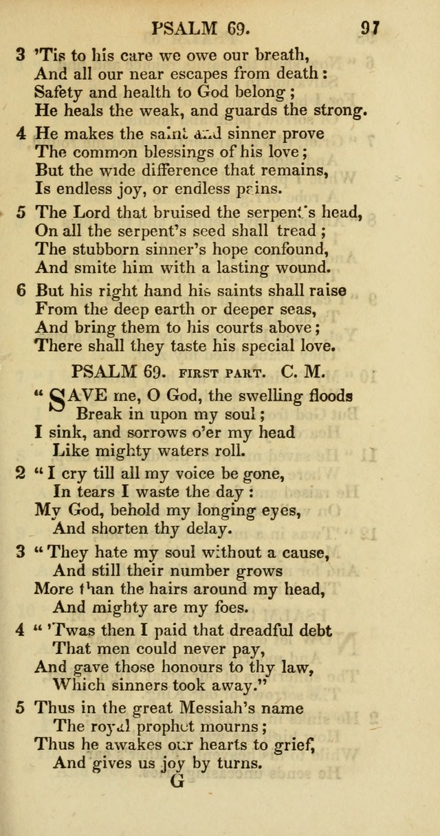 Psalms and Hymns Adapted to Public Worship, and Approved by the General Assembly of the Presbyterian Church in the United States of America page 99